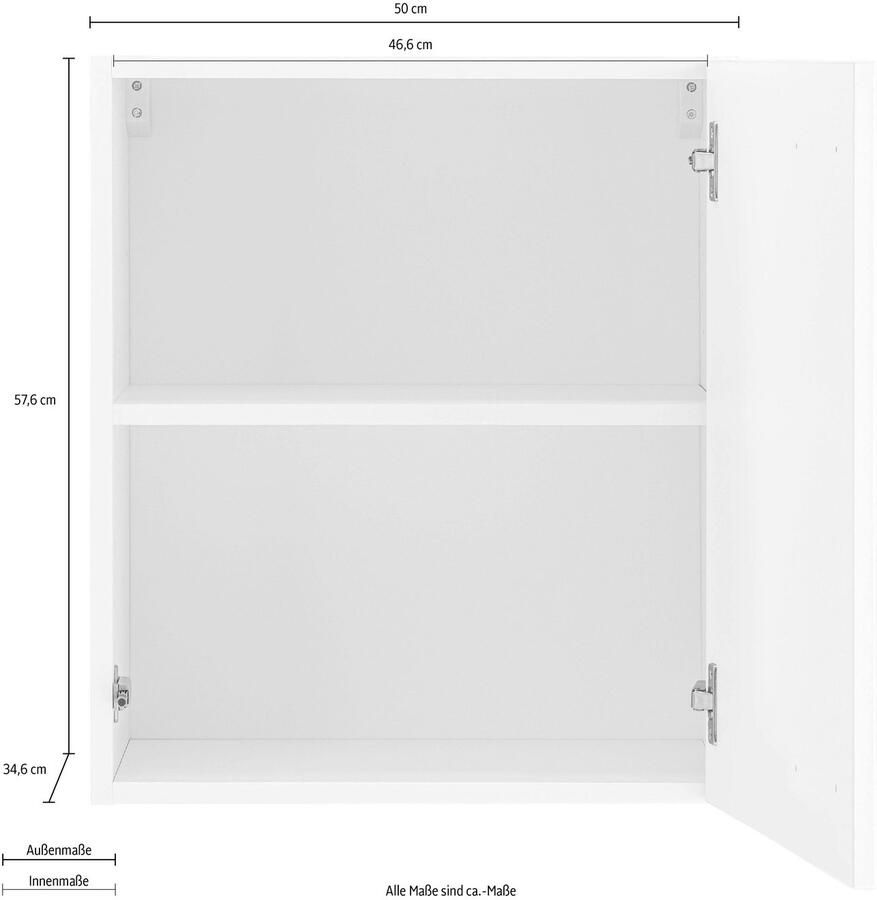 OPTIFIT Hangend kastje Roth Breedte 50 cm