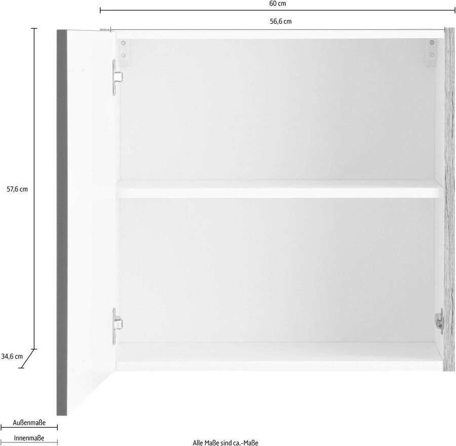 OPTIFIT Hangend kastje Roth Breedte 60 cm