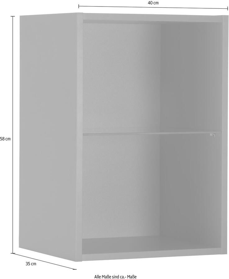 OPTIFIT Hangrekje Mini met glasplateaus