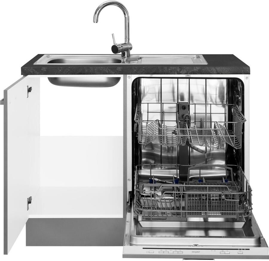 OPTIFIT Hoekkeuken Parma zonder elektrische apparaten breedte 215x175 cm