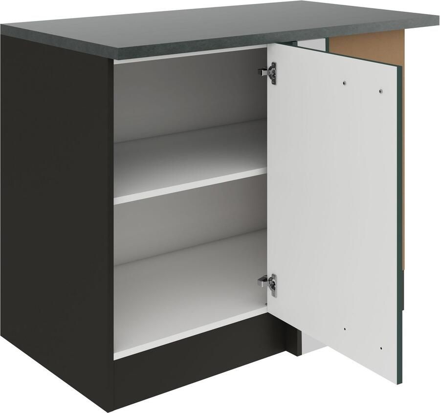 OPTIFIT Hoekonderkast Palma Breedte 100 cm voor verdere inrichting met een vaatwasser