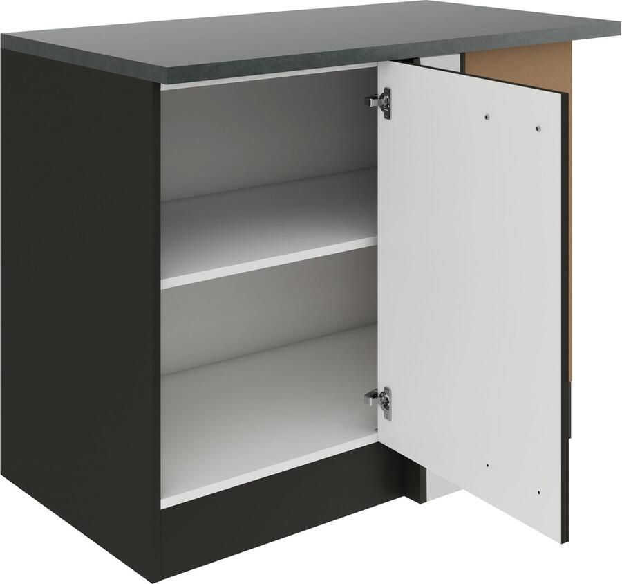 OPTIFIT Hoekonderkast Palma Breedte 100 cm voor verdere inrichting met een vaatwasser