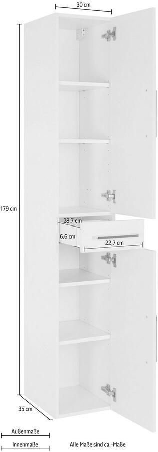 OPTIFIT Hoge kast AVA