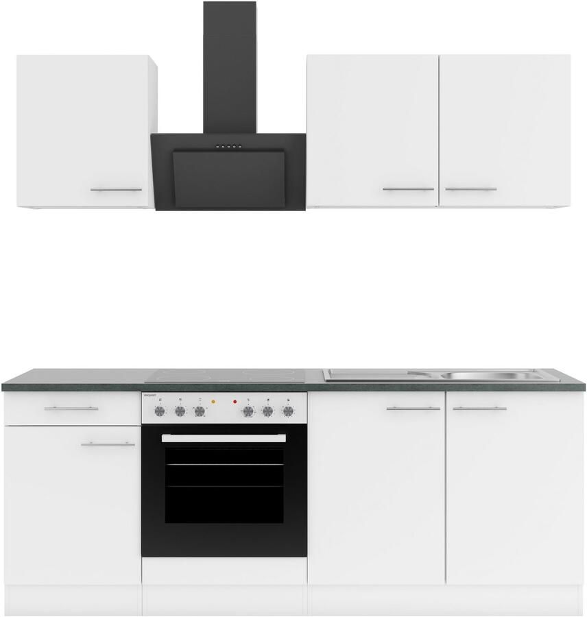 OPTIFIT Keuken Bella Breedte 210 cm optioneel met elektrische apparaten
