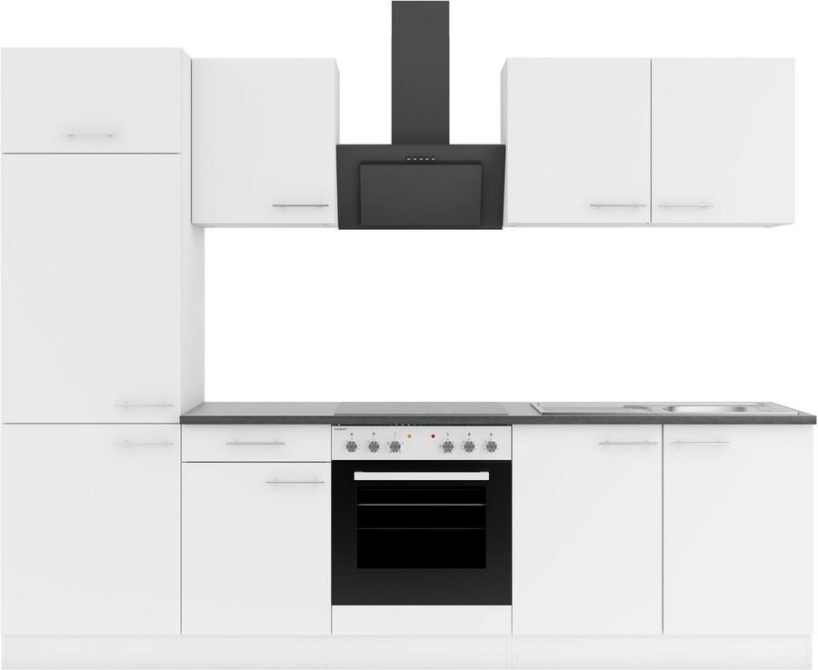 OPTIFIT Keuken Bella Breedte 210 cm optioneel met elektrische apparaten