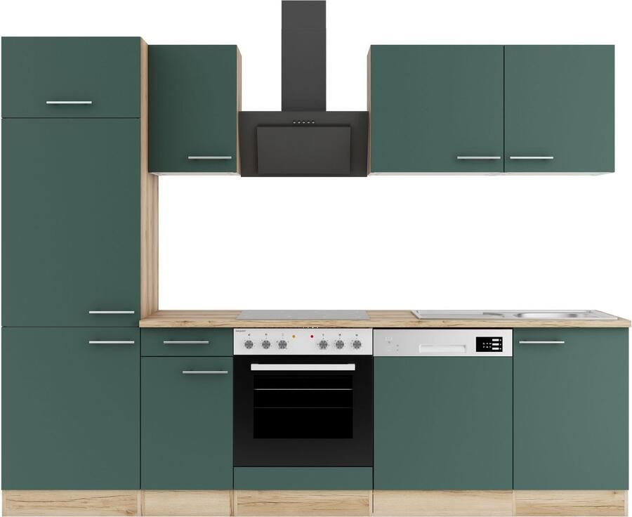 OPTIFIT Keuken Bella Breedte 270 cm optioneel met elektrische apparaten