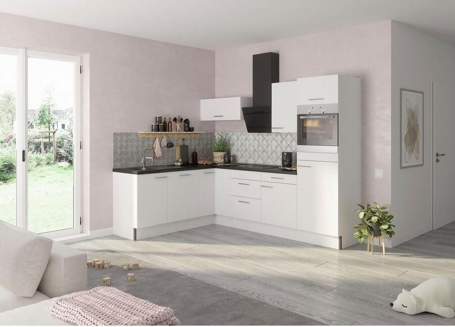 OPTIFIT Keuken Klara 200 x 270 cm breed optioneel met elektrische apparaten