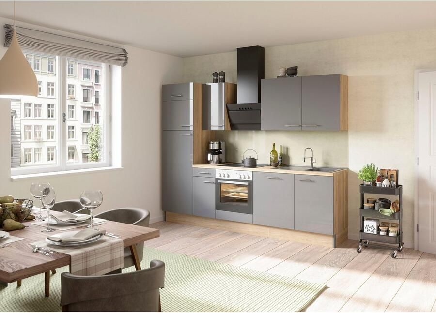 OPTIFIT Keuken Klara Breedte 270 cm optioneel met elektrische apparaten