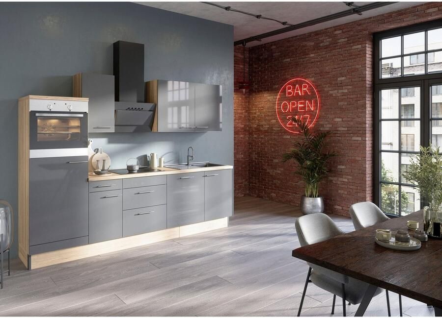 OPTIFIT Keuken Klara Breedte 270 cm optioneel met elektrische apparaten