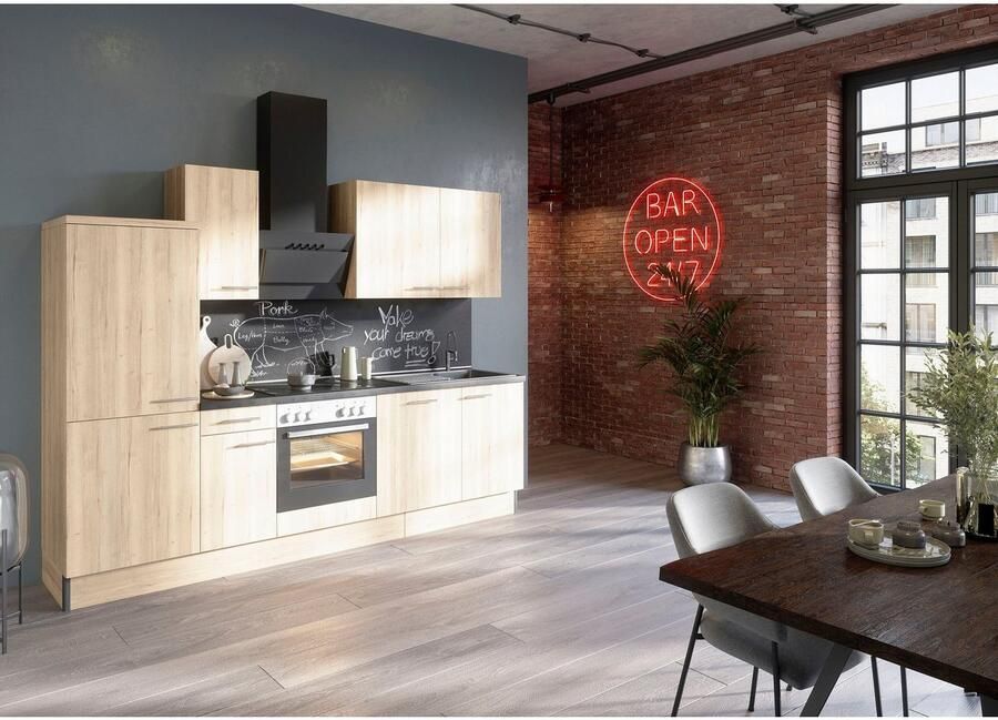 OPTIFIT Keuken Klara Breedte 270 cm optioneel met elektrische apparaten