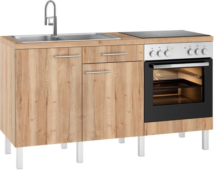 OPTIFIT Keuken Lilly Breedte 160 cm optioneel met elektrische apparaten