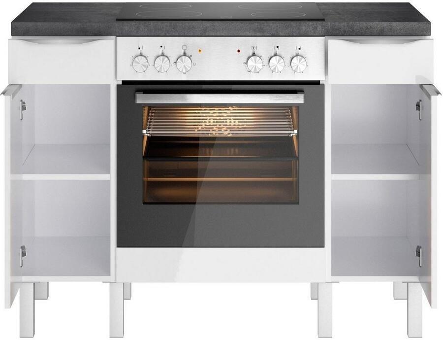OPTIFIT Keuken Lilly2 Breedte 120 cm optioneel met elektrische apparaten