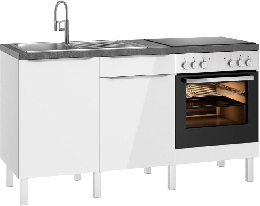 OPTIFIT Keuken Lilly2 Breedte 160 cm optioneel met elektrische apparaten