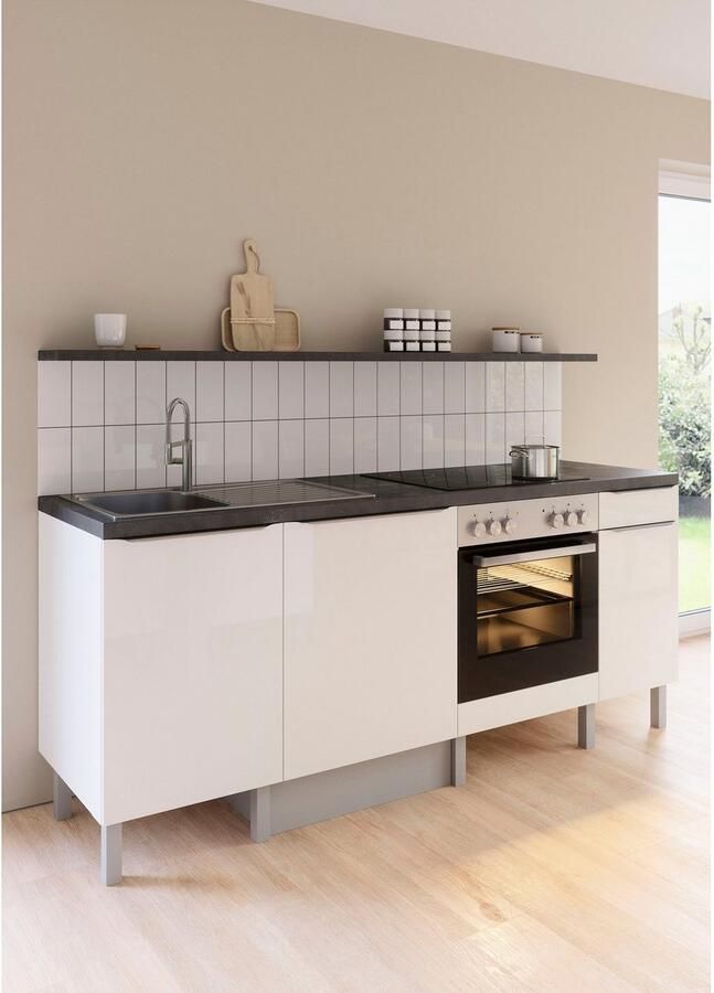OPTIFIT Keuken Lilly2 Breedte 210 cm optioneel met elektrische apparaten
