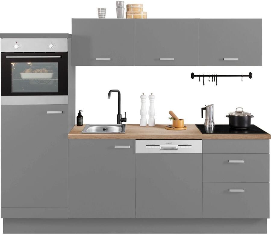 OPTIFIT Keukenblok Parma zonder elektrische apparaten breedte 240 cm