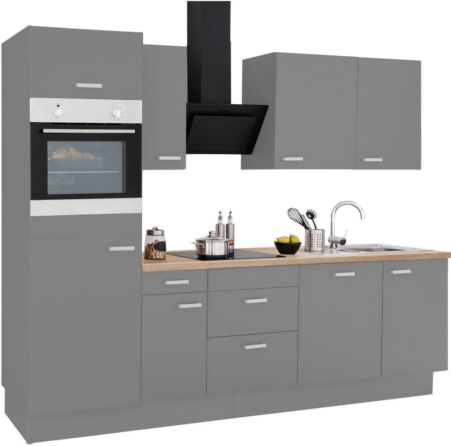 OPTIFIT Keukenblok Parma zonder elektrische apparaten breedte 270 cm