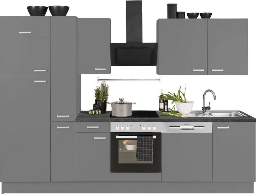 OPTIFIT Keukenblok Parma zonder elektrische apparaten breedte 300 cm