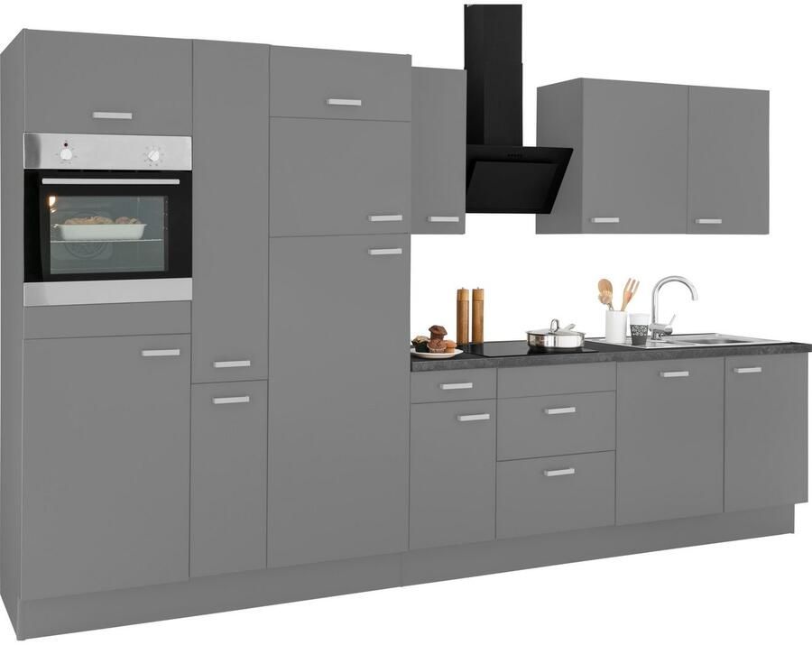 OPTIFIT Keukenblok Parma zonder elektrische apparaten breedte 360 cm