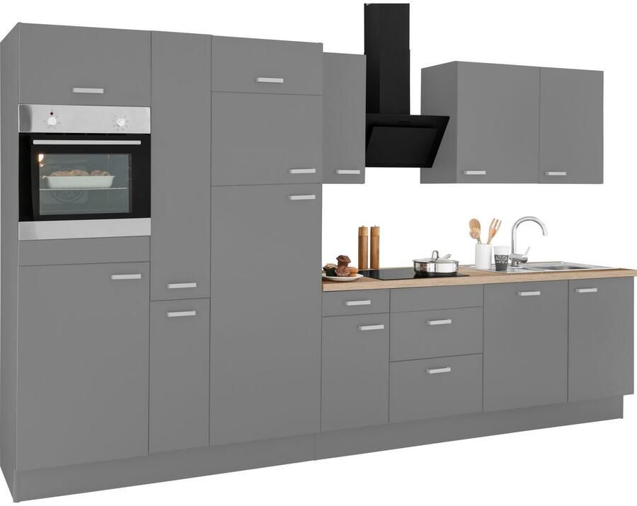 OPTIFIT Keukenblok Parma zonder elektrische apparaten breedte 360 cm