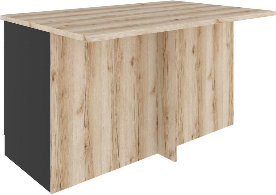 OPTIFIT Kookeiland Breedte 150 cm 2 deuren 3 lades 2 uittrekelementen