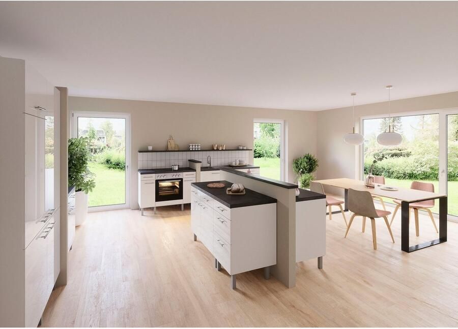 OPTIFIT Hangend kastje Lilly Breedte 100 cm 2 deuren 4 planken