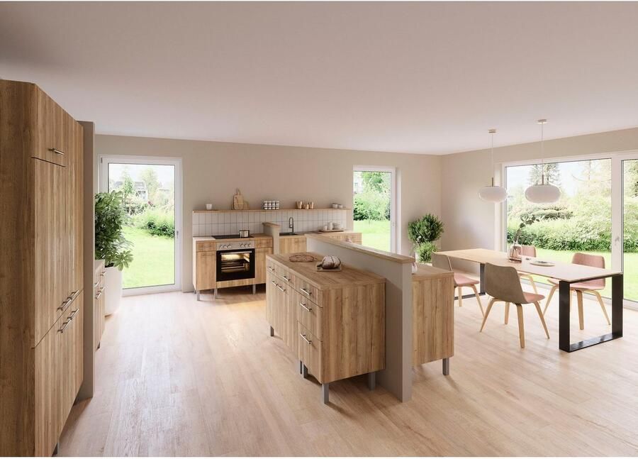 OPTIFIT Hangend kastje Lilly Breedte 100 cm 2 deuren 4 planken