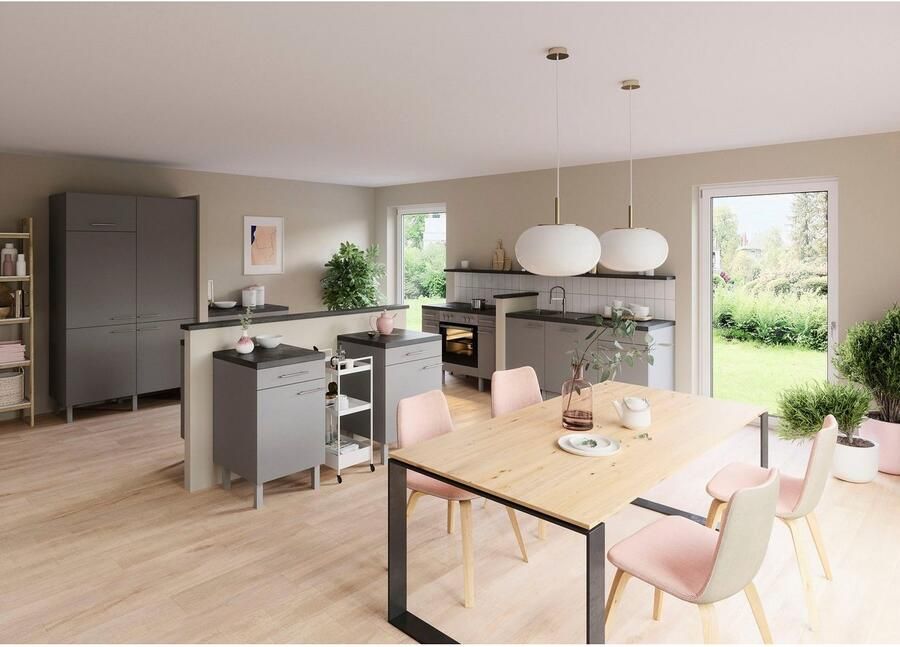 OPTIFIT Hangend kastje Lilly Breedte 100 cm 2 deuren 4 planken