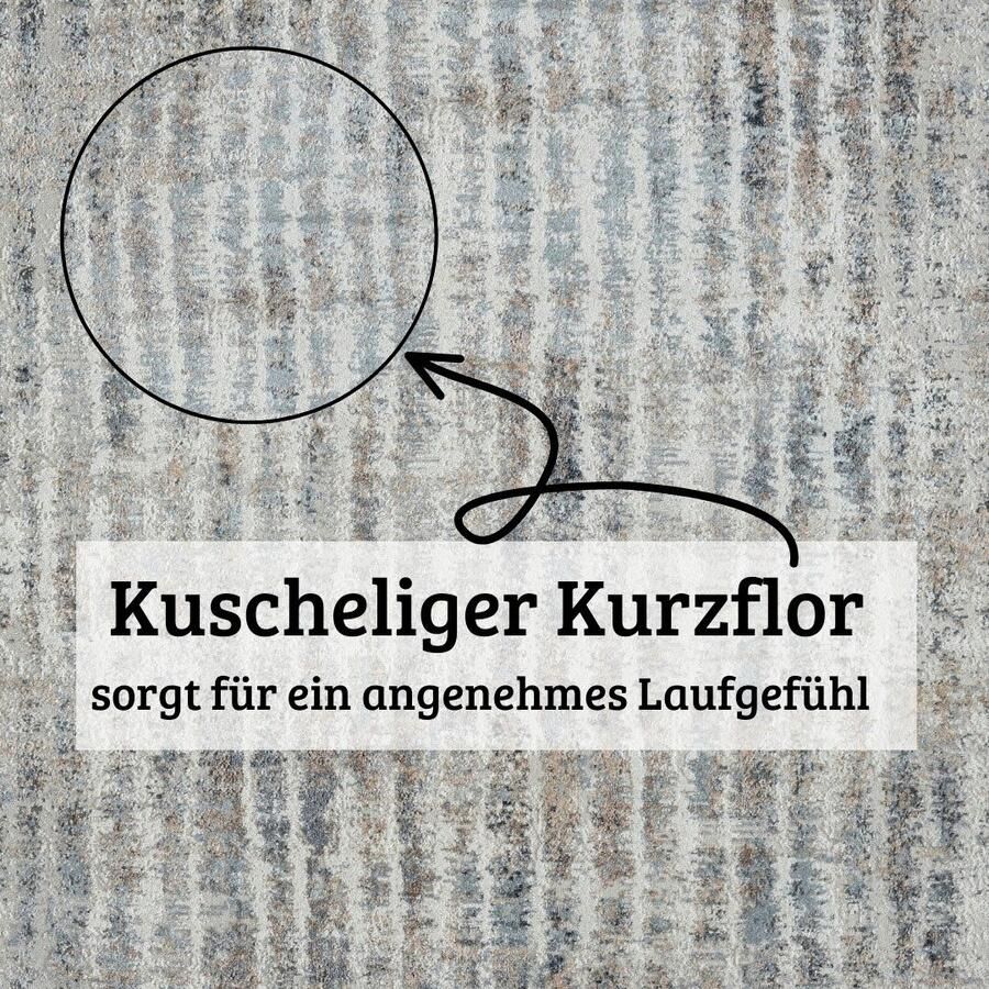 OTTO Vloerkleed Liorra Kortpolig modern ontwerp onderhoudsvriendelijk woonkamer