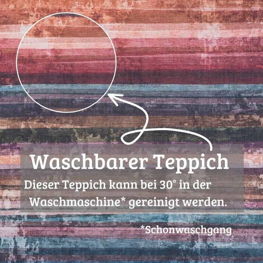 OTTO Vloerkleed Nivah MAGAZIJNOPRUIMING! Vlakweefsel modern gestreept geschikt voor binnen- en buitengebruik