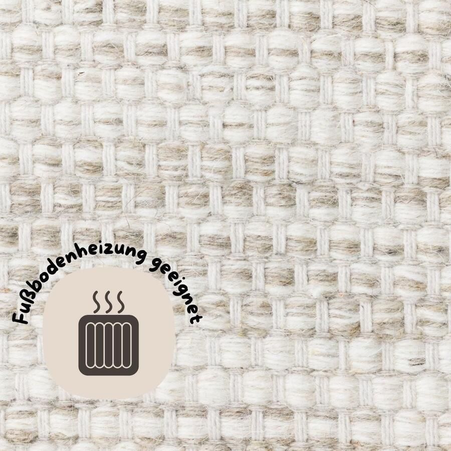 OTTO Wollen kleed Woolscape Omkeerbaar tapijt handgeweven kwaliteit gemêleerd 100% wol woonkamer