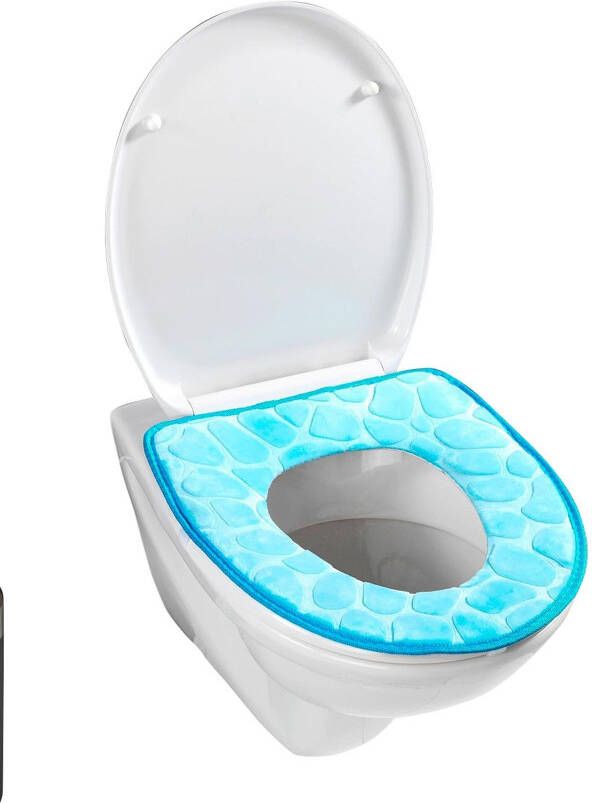 KLiNGEL Soft-toiletbril Meer zitcomfort Blauw