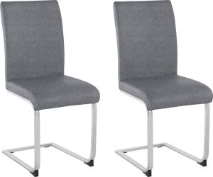 OTTO Vrijdragende stoel Charissa Zacht verdikte zitting en rugleuning (set 2 stuks)