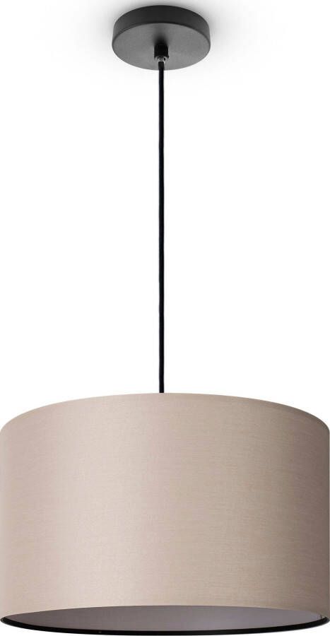 Paco Home Hanglamp Hugo uni Color Plafondlamp LED woonkamer en slaapkamer effen kleuren decoratie E27