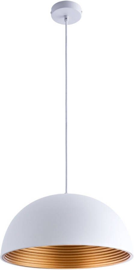 Paco Home Hanglamp SAWYER Hanglamp eetkamer keukenlamp hangend 1 5m textielen kabel Ø 40 5 cm