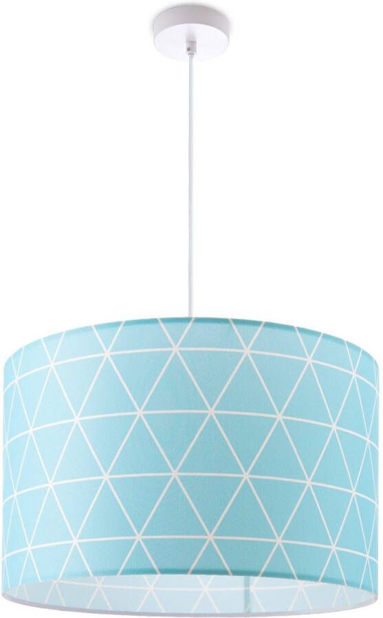 Paco Home Hanglamp Stella 401 Plafondlamp woonkamer slaapkamer hanglamp Scandi ruiten E27