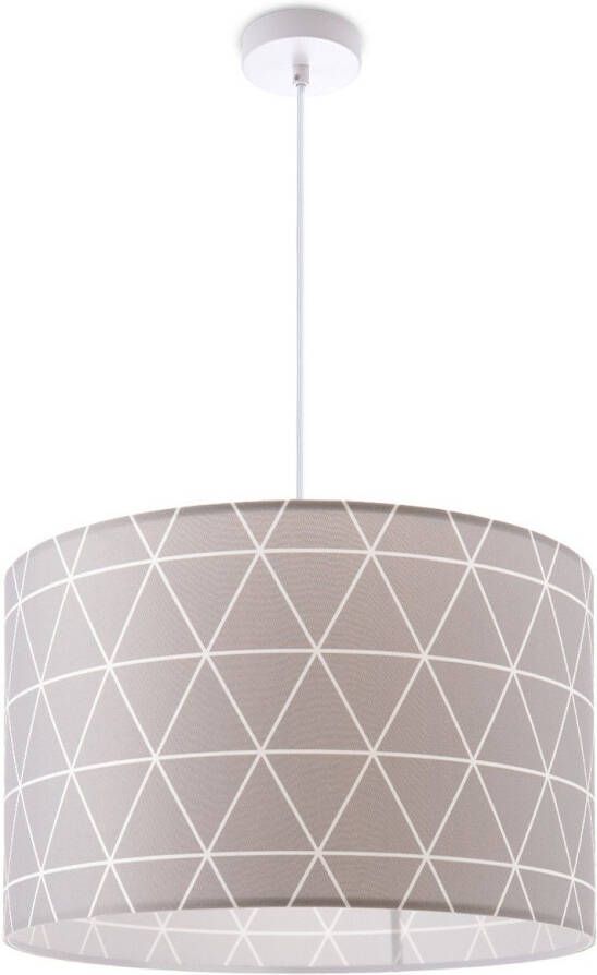 Paco Home Hanglamp Stella 401 Plafondlamp woonkamer slaapkamer hanglamp Scandi ruiten E27