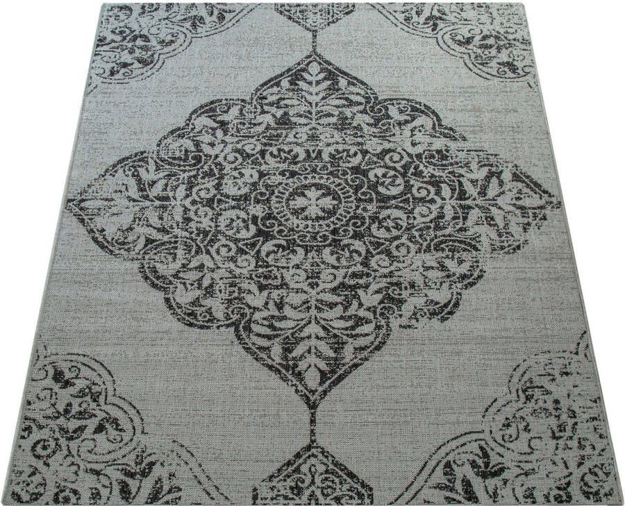 Paco Home Loper Coco 202 Tapijtloper platweefsel vintage-design geschikt voor binnen en buiten