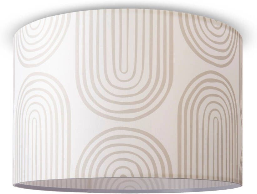 Paco Home Plafondlamp Hugo Pillar Plafondlamp met lampenkap eettafel schermlamp plafond abstract