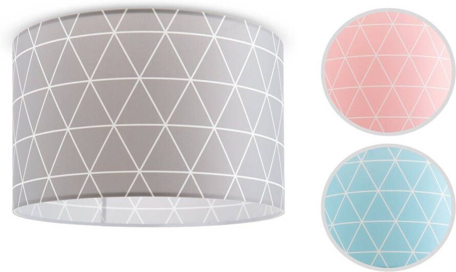 Paco Home Plafondlamp Stella 401 Plafondlamp woonkamer slaapkamer hanglamp Scandi ruiten E27