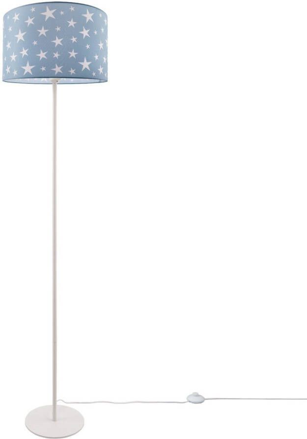 Paco Home Staande lamp Capri 315 Kinderlamp LED kinderkamer sterren-motief decor vloerlamp E27