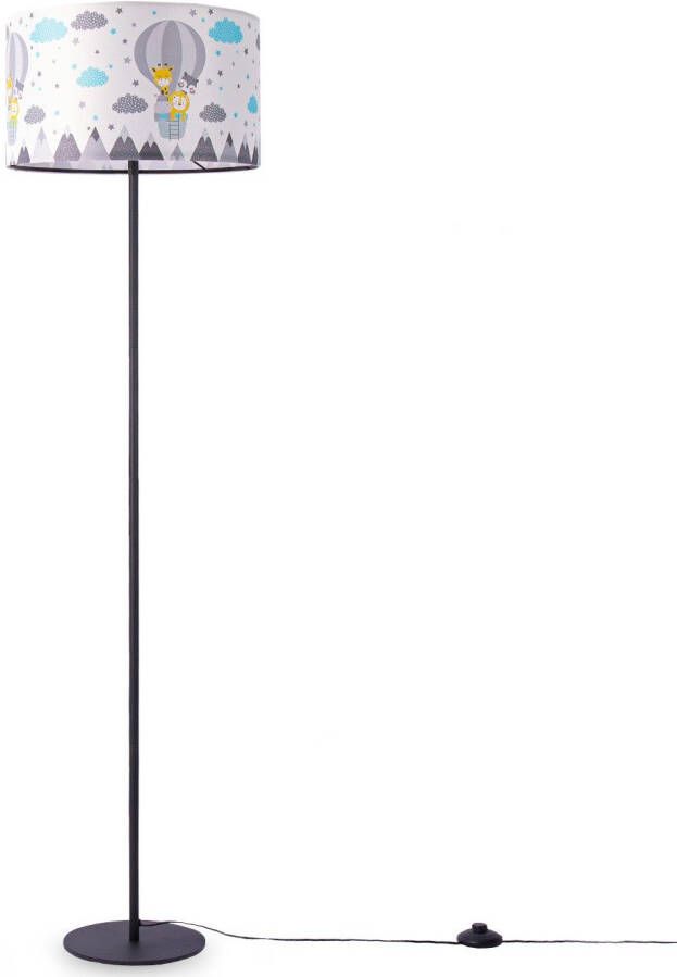 Paco Home Staande lamp Cosmo 343 Lamp kinderkamer kindlamp babykamer E27 luchtballon dieren