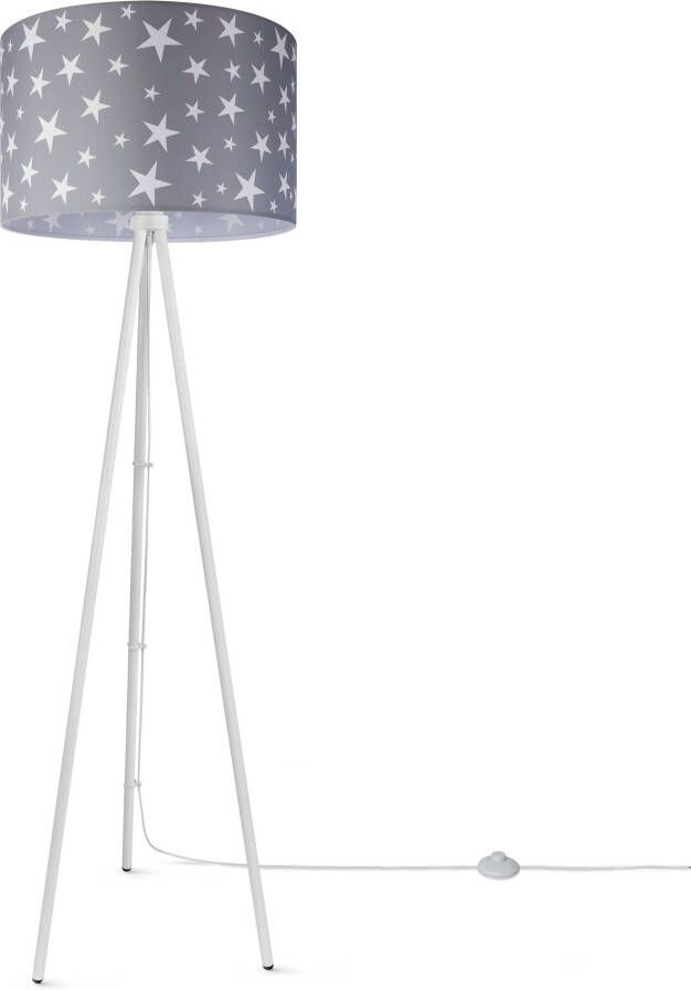 Paco Home Staande lamp Trina Capri Kinderlamp LED kinderkamer sterren-motief decor vloerlamp E27