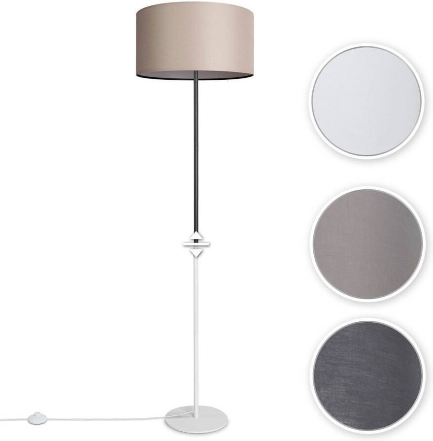 Paco Home Staande lamp Uni Color LED modern woonkamer slaapkamer eenpoot decor vloerlamp E27