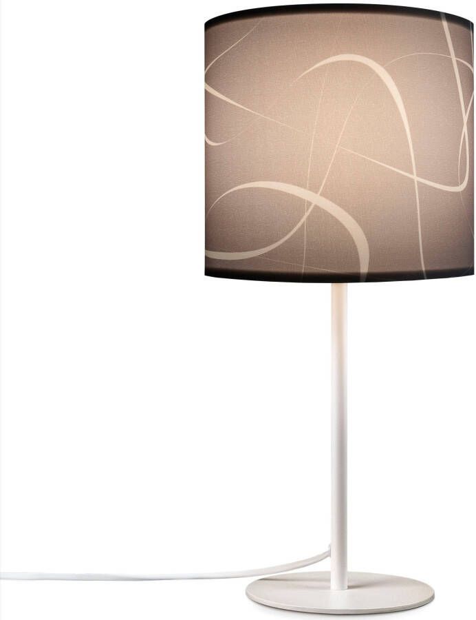 Paco Home Tafellamp Luca Tribal Retro nachtlamp met patroon E14 voor slaapkamer modern uni