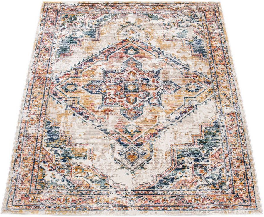 Paco Home Vloerkleed Herbete 735 Korte pool oriënt-look vintage-design woonkamer