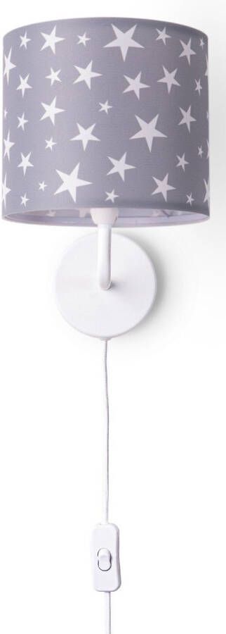 Paco Home Wandlamp Capri 315 Lamp kinderkamer babykamer âˆ…18cm sterren kabellengte 3m E14