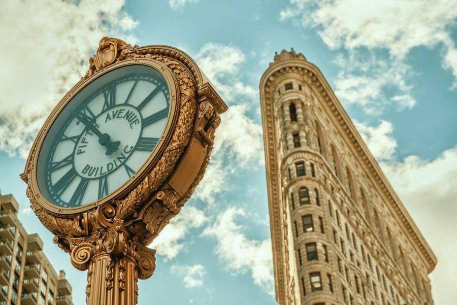 Papermoon Fotobehang Flatiron New York Vliesbehang eersteklas digitale print