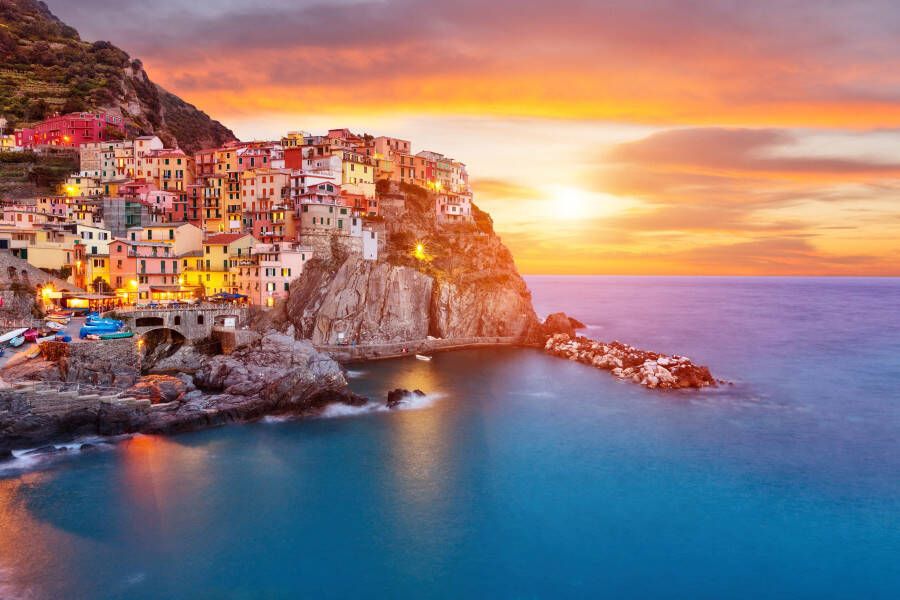 Papermoon Fotobehang Manarola Cinque Terre Coast