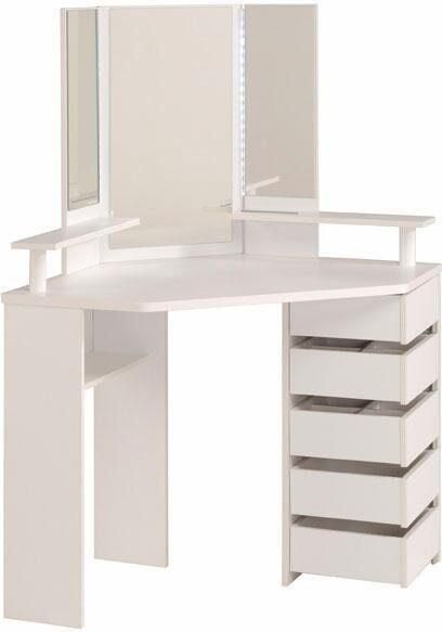 Actona Kaptafel Volage wit 142x113 5x61 cm Leen Bakker - Foto 6