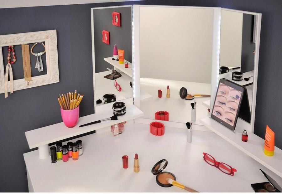 Actona Kaptafel Volage wit 142x113 5x61 cm Leen Bakker - Foto 5